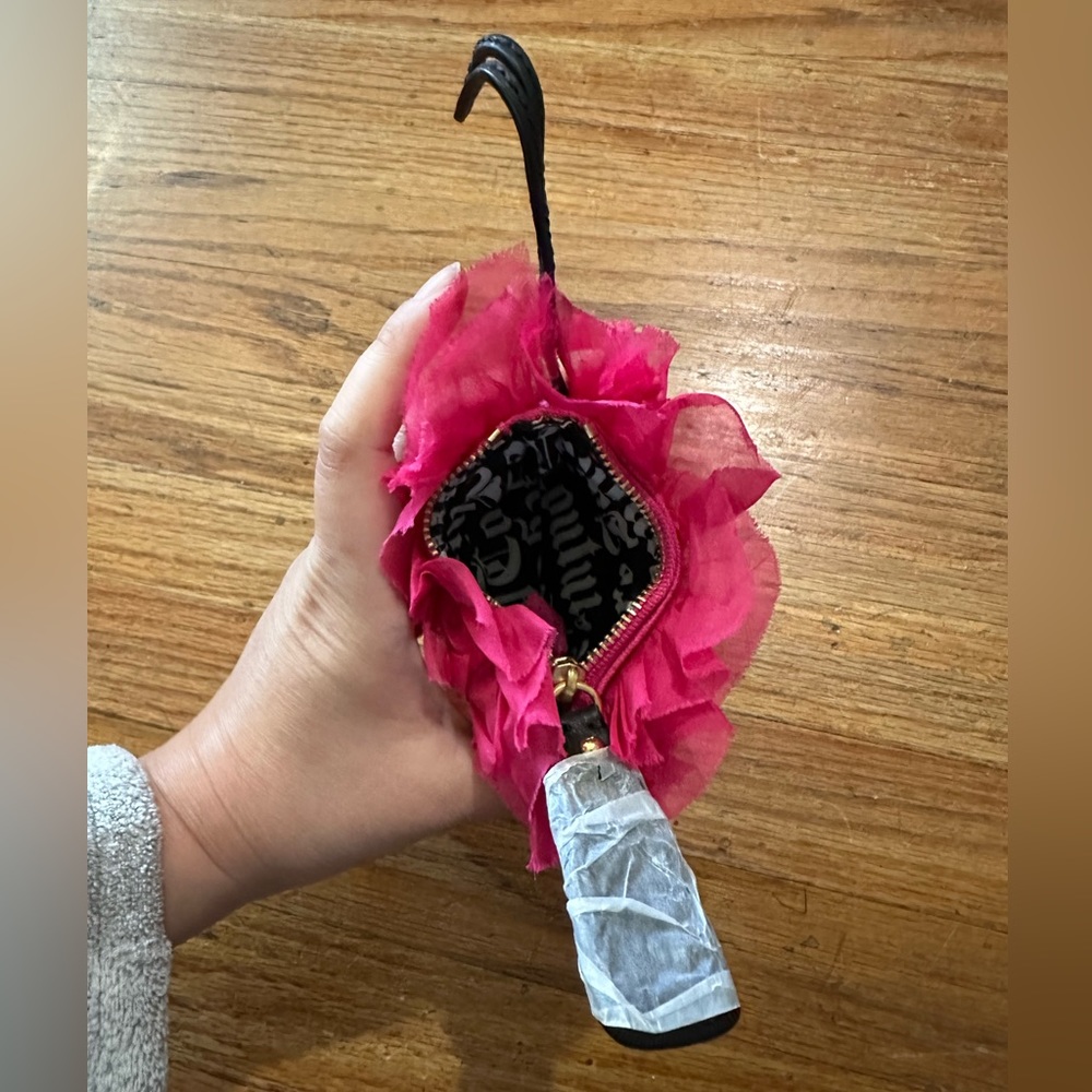 *SOLD* Juicy Coutour Hot Pink Coin Purse with loop
